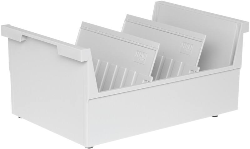 Boîte à fiches HAN Plastique Gris clair 22,6 x 35 x 16 cm