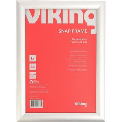 Cadre d'affichage A4 Viking En suspension Argenté Aluminium 4739139 21 (l) x 29,7 (h) cm