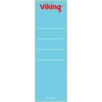 Viking Rückenschilder 60 mm x 191 mm Blau 10 Stück