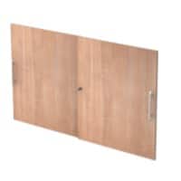 Portes d'armoire Hammerbacher Matrix Décor noyer 1200 x 748 mm 2 unités