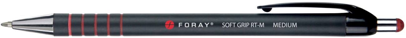 Foray Kugelschreiber Soft Grip RT-M 0.5 mm Rot