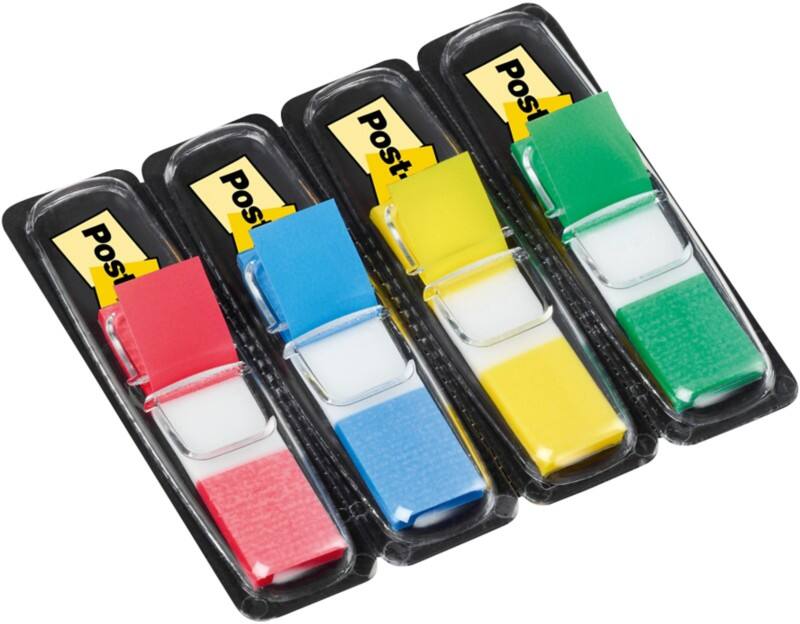 Index Post-it 683-4 Assortiment 11,9 x 43,2 mm 35 x 4 unités