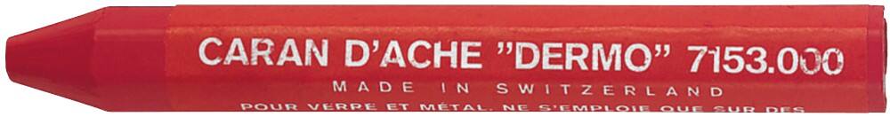 Fettkreide Caran d'Ache Dermo 7153.000 rot 10 Stk.