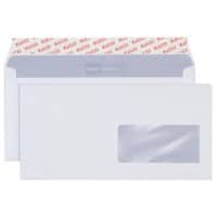 Enveloppes Elco Classic Avec fenêtre C6/5 229 (l) x 114 (h) mm Bande adhésive Blanc 100 g/m² 500 Unités