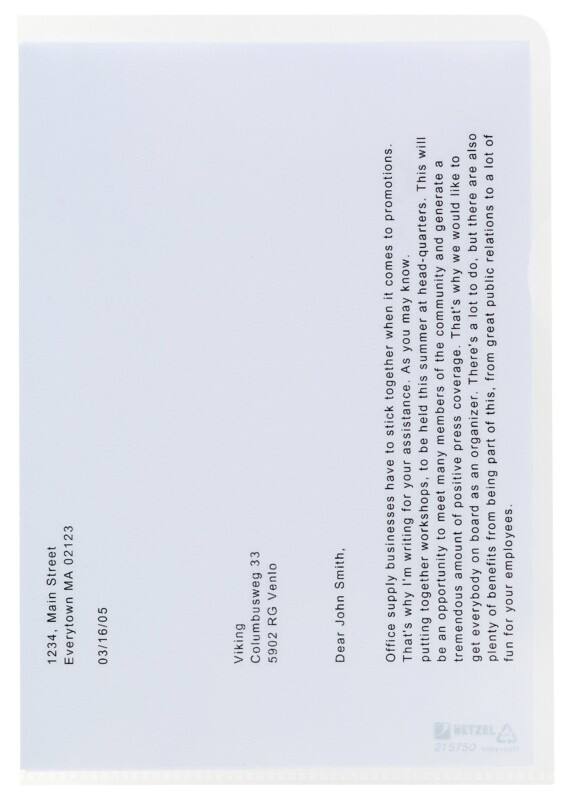 Hetzel Sichthüllen 21575090 DIN A5 Polypropylen 110 Mikron Transparent 50 Stück