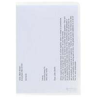 Hetzel Pochettes coin A5 Transparent PP (Polypropylène) 110 microns 50 Unités