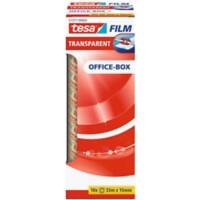 tesa Klebeband tesafilm Office-Box Transparent 15 mm (B) x 33 m (L) PP (Polypropylen) 10 Rollen