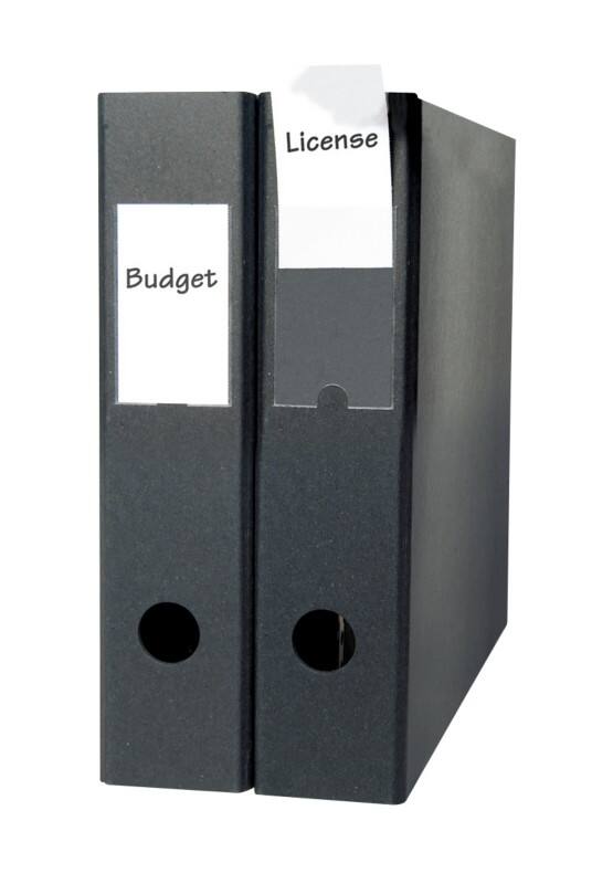 Porte-étiquettes Djois 10320 3,5 x 7,5 cm Transparent 12 Unités