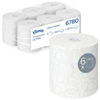 Kleenex Ultra Papierhandtücher Gerollt Weiss 2-lagig 150 m 6780 6 Rollen