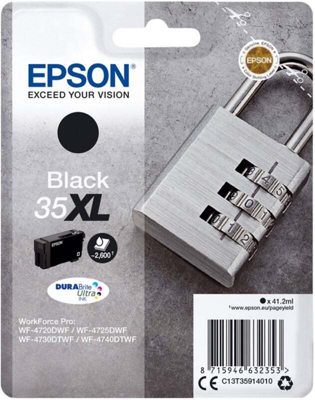 Epson 35XL Original Tintenpatrone C13T35914010 Schwarz