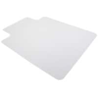 Tapis protège-sol Office Depot Sol dur Avec rebord PVC Transparent 1,6 mm 120 x 90 cm