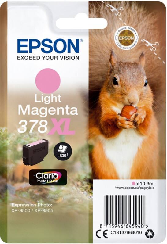 Epson 378XL Original Tintenpatrone C13T37964010 Hellmagenta