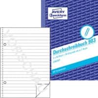 AVERY Zweckform Durchschreibebuch 903 DIN A6 Perforiert N/A 50 Blatt