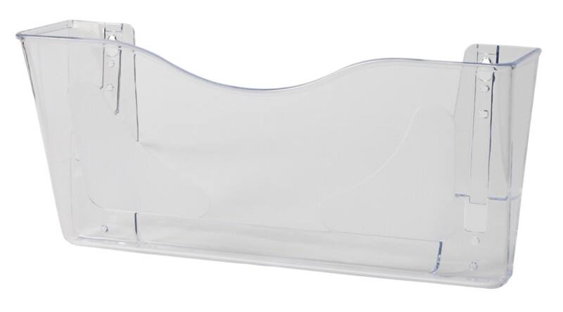 Deflecto A4 Prospektständer Wandmontiert Transparent CP074YTCRY 10 x 38,1 x 17,5 cm