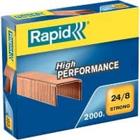 Agrafes Rapid Strong 24/8 24859200 Cuivre 2 000 Agrafes