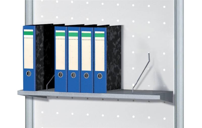 Élément de rayonnage Kerkmann Acier 750 (L) x 300 (P) x 300 (H) mm Gris