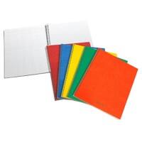 AURORA 135 x 80 mm Spiralbindung Farbig sortiert Pappcover Notizbuch kariert 50 Blatt
