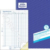 AVERY Zweckform Kassenbuch 427 Weiss, Gelb A4 Perforiert 2 à 50 Blatt