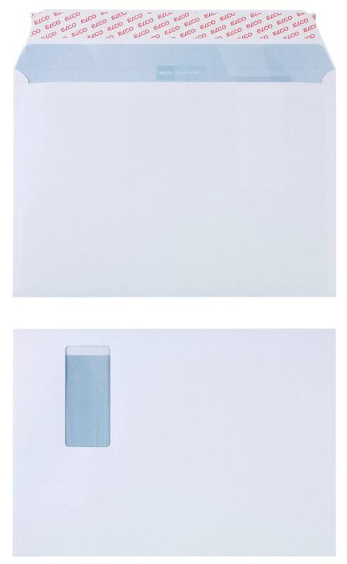 Enveloppes Elco Premium Optifix C4 120 g/m² Avec Fenêtre À droite Bande adhésive 250 Unités