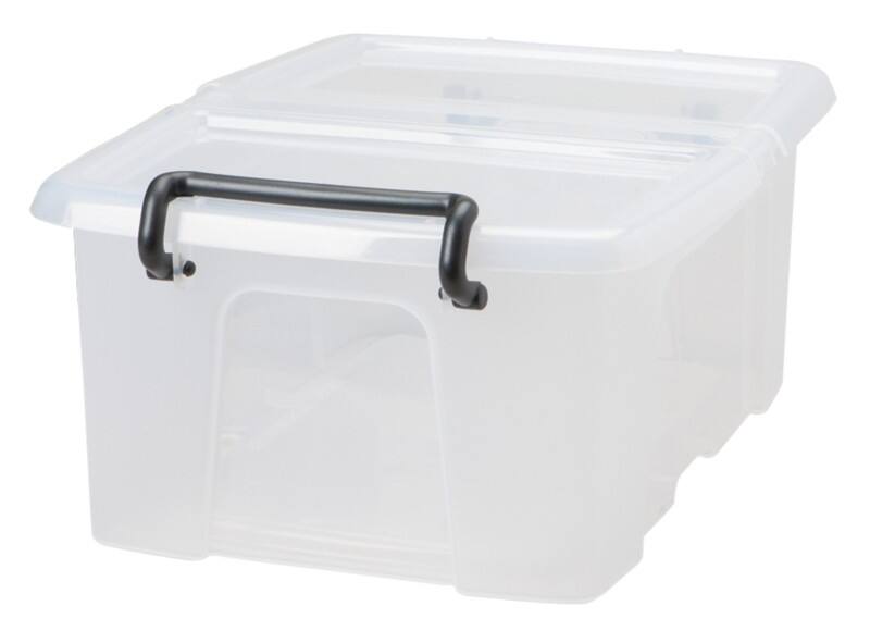 Storemaster Kunststoff Archivbox 12 L Transparent 29,5 x 40 x 17 cm
