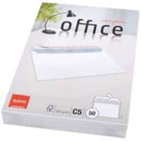 Elco Büro Briefumschläge Ohne Fenster C5 229 (B) x 162 (H) mm Abziehstreifen Weiss 100 g/m² 50 Stück