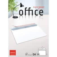 Enveloppes Elco Office Sans fenêtre C4 324 (l) x 229 (h) mm Bande adhésive Blanc 120 g/m² 25 Unités