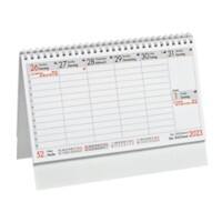 Calendrier de bureau timeLine 2025 1 Semaine par page Allemand, anglais 22,3 x 16,5 (l x h) cm Multicolore