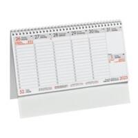 timeLine Schreibtisch-Kalender 2026 1 Woche pro Seite Deutsch, Englisch 29 (B) x 21 (H) cm Mehrfarbig