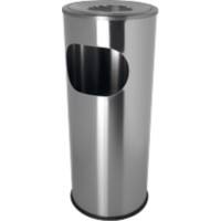 helit Standascher 13 L Edelstahl 60 cm Silber