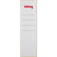 Viking Rückenschilder 60 x 192 mm Weiss 10 Stück
