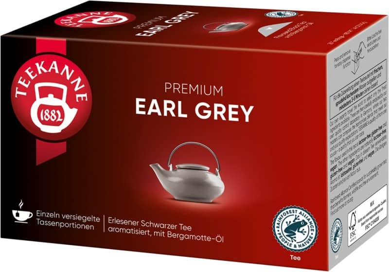 Thé TEEKANNE Premium Earl Grey 20 Unités de 1.75 g