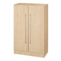 Armoire à portes battantes Hammerbacher Matrix Marron érable 800 x 420 x 1270 mm