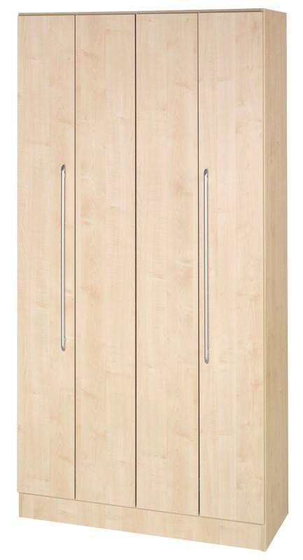 Hammerbacher Falttürenschrank 4906458 Braun 1.000 x 420 x 2.004 mm