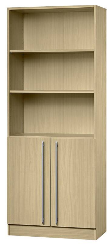 Armoire de classement Hammerbacher Matrix Aggloméré, Résine de mélamine 4 Étagères 800 x 420 x 2004 mm Brun Érable