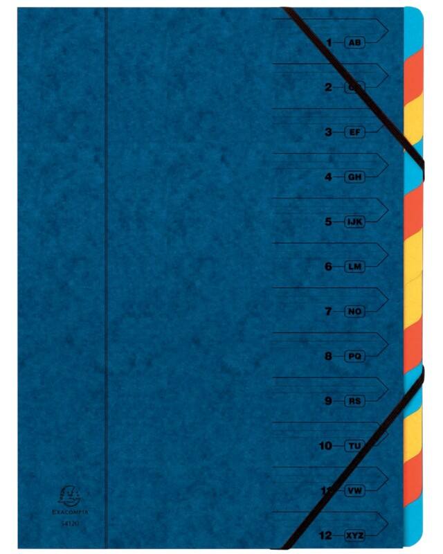 Intercalaire Exacompta 5222Z A4 Bleu Carte 24 x 1 x 32 cm