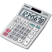 Casio Tischrechner MS-88ECO 8-stelliges Display Grau