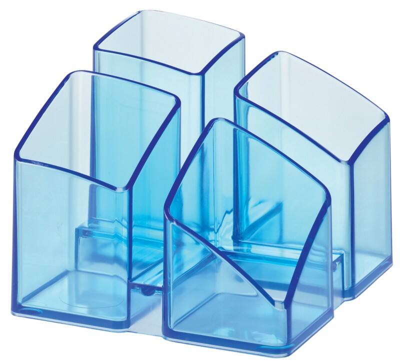 HAN Stiftehalter Scala 1745 Kunststoff Blau, Transparent 12,5 x 12,5 x 10 cm