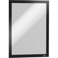 Cadre d'affichage DURABLE Duraframe A4 Adhésif, Magnétique Noir Adhésif 487201 23,4 (L) x 0,6 (P) x 32,6 (H) cm 2 Unités