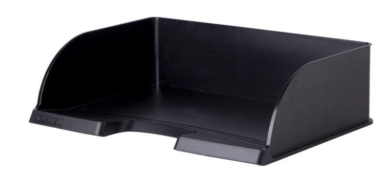 Leitz Briefablage Jumbo quer Polystyrol Schwarz 36,3 x 27,3 x 10,3 cm