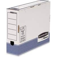 Bankers Box System Archivschachtel A4 Fastfold FSC Weiss 260 (H) x 80 (B) x 315 (T) mm 10 Stück