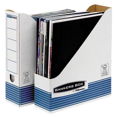 Porte-revues Bankers Box Bankers Box 316 x 81 x 263 Blanc/Bleu - 10 unités