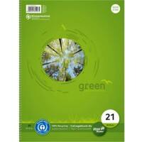 Ursus Green A4 Drahtgebunden Grün Papierumschlag Notizbuch 80 Blatt
