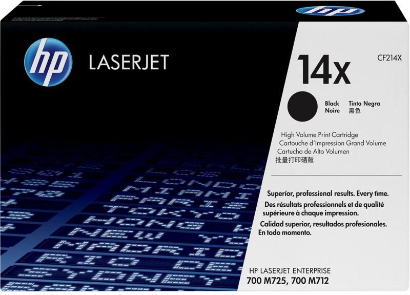 Toner HP D'origine 14X CF214X Noir