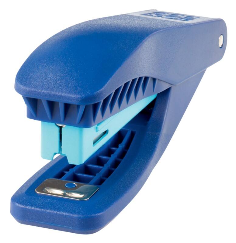 SAX Heftgerät H349 Vollstreifen 25 Blatt Blau 24/6, 26/6 Kunststoff