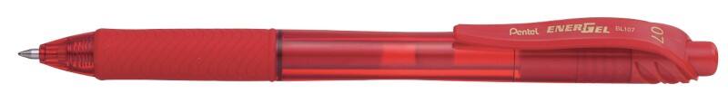 Roller à encre Pentel BL 107 Rétractable Rouge 0,4 mm Moyen Rollerball Rechargeable