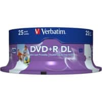 DVD + R Verbatim 25 unités