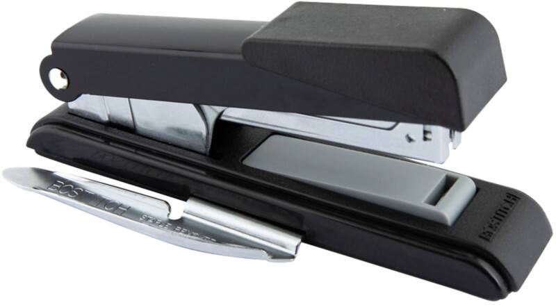 Agrafeuse Bostitch Flat Clinch B8 Demi bande 30 Feuilles Noir 6 mm Métal, Plastique