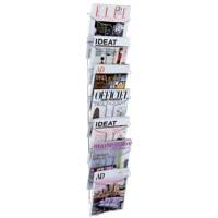 Porte-brochures A4 Alba Argenté DDFIL7M 25 x 13 x 112 cm