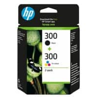 HP 300 Original Tintenpatrone CN637EE Schwarz, Cyan, Magenta, Gelb Multipack 2 Stück à 4 ml