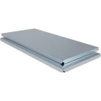 ARNO SPACE Acier 1000 x 500 x 32 mm Gris clair 2 Unités